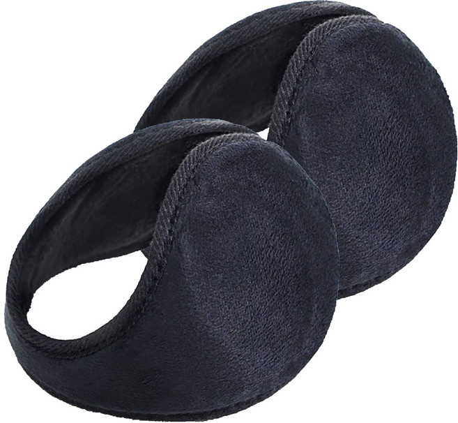 소아레 아웃도어 귀마개, 블랙, 2개