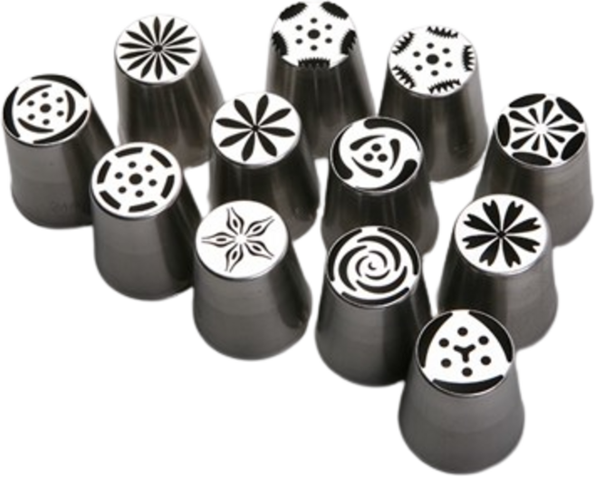 이홈베이킹 모양깍지 꽃모양 12종, 모양깍지 12종, 1세트