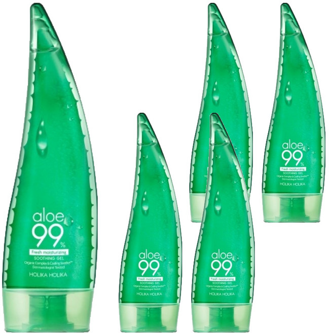 홀리카홀리카 알로에 99% 수딩젤, 55ml, 5개
