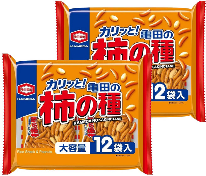 龜田製菓 柿種米果, 360g, 2袋