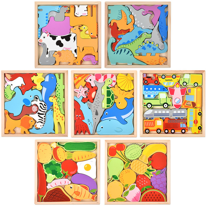 오즈토이 올인원 발란스 판퍼즐 7종 세트, 1세트, 84피스