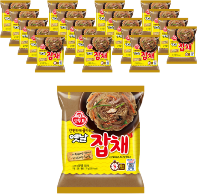 오뚜기옛날 잡채 75g, 20개