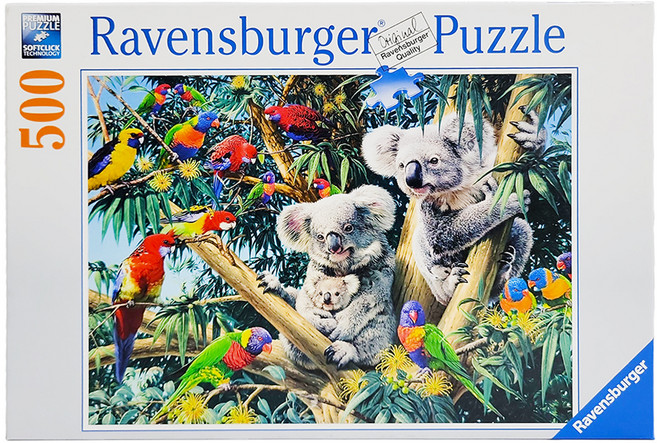 Ravensburger 維寶 拼圖, 樹上無尾熊, 500片, 1盒