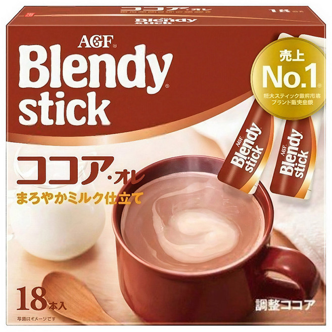AGF Blendy Stick 可可歐蕾, 10.3g, 18個裝, 1組