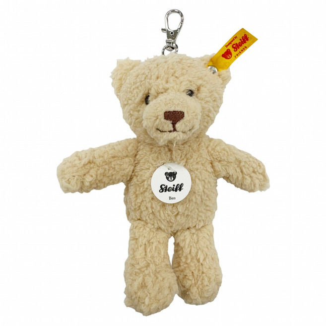 Steiff 德國金耳釦泰迪熊 Pendant Ben Teddy 泰迪熊吊飾, 米白色, 1個, 12cm