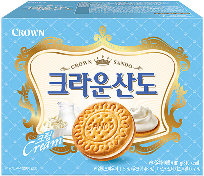 크라운 산도 크림, 161g, 1개