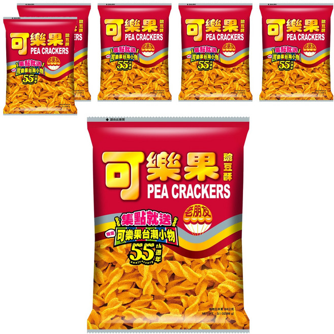 可樂果 古早味, 88g, 6包