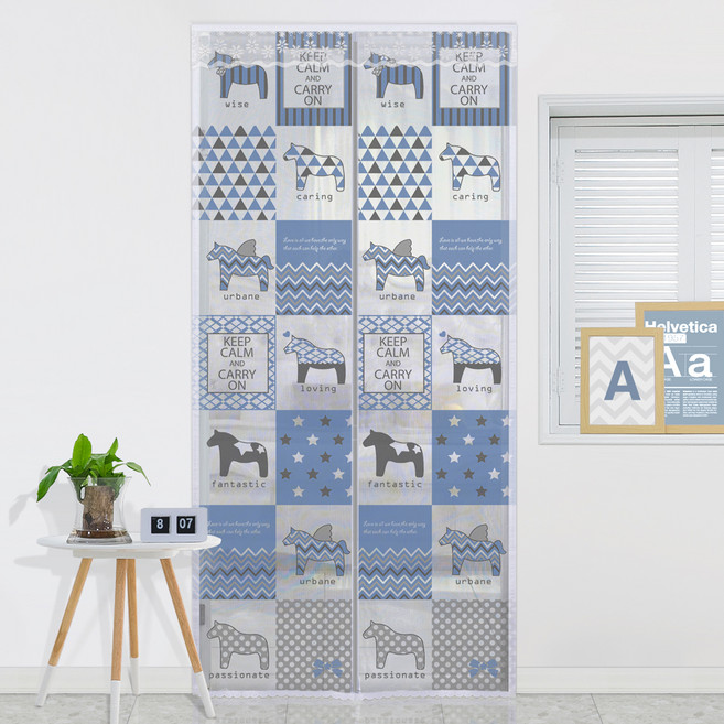 다샵 일체형 자석 프리미엄 모기장, 러브포니