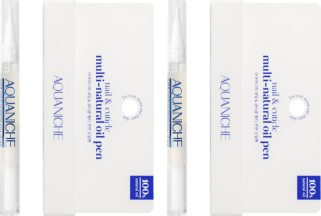 아쿠아니치 네일 앤 큐티클 멀티 오일펜, 2ml, 2개