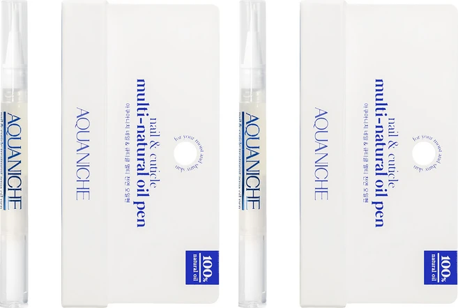 아쿠아니치 네일 앤 큐티클 멀티 오일펜, 2ml, 2개 - 쿠팡