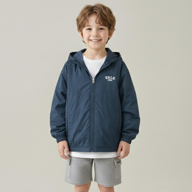 예일키즈 아동용 베이직 홑겹 윈드 브레이커 YJCCWBF13412