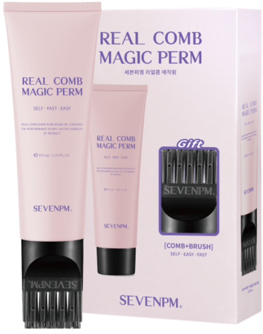 세븐피엠 리얼콤 매직펌 모든모발용, 100ml, 1개
