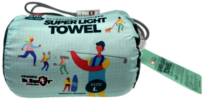 엔릿 슈퍼 라이트 스포츠타올 L 60 x 120 cm, BLUE, 1개