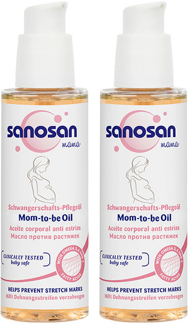 사노산 마마 맘투비 출산전후 오일, 100ml, 2개