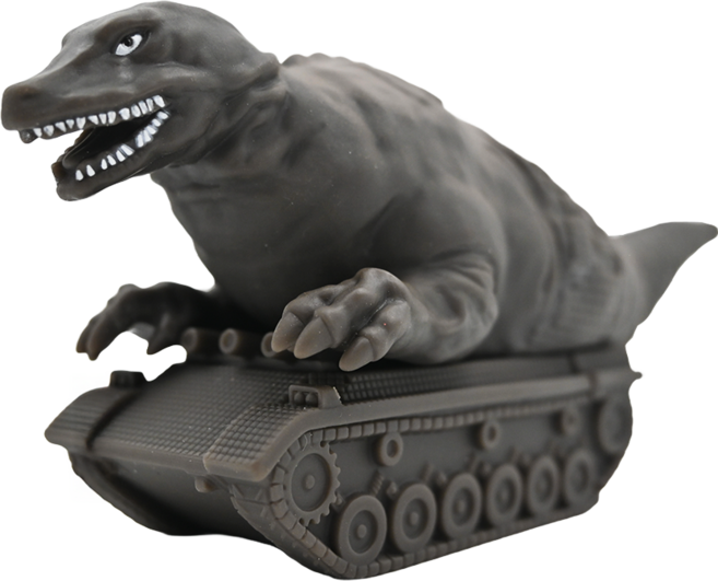 BANDAI 超人力霸王怪獸軟膠 恐龍坦克, 1個