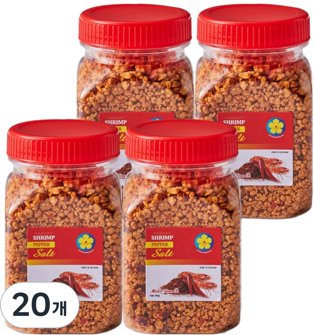 베트남 새우소금, 80g, 20개