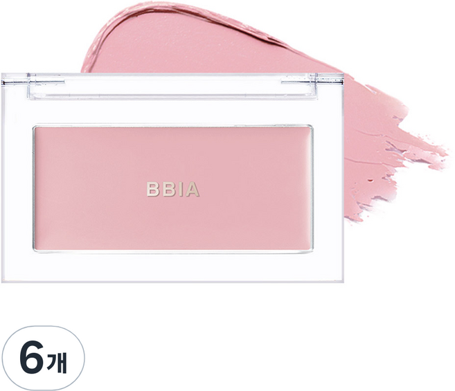 삐아 레디 투 웨어 다우니 치크 3.5g, 09 다우니 타로, 6개