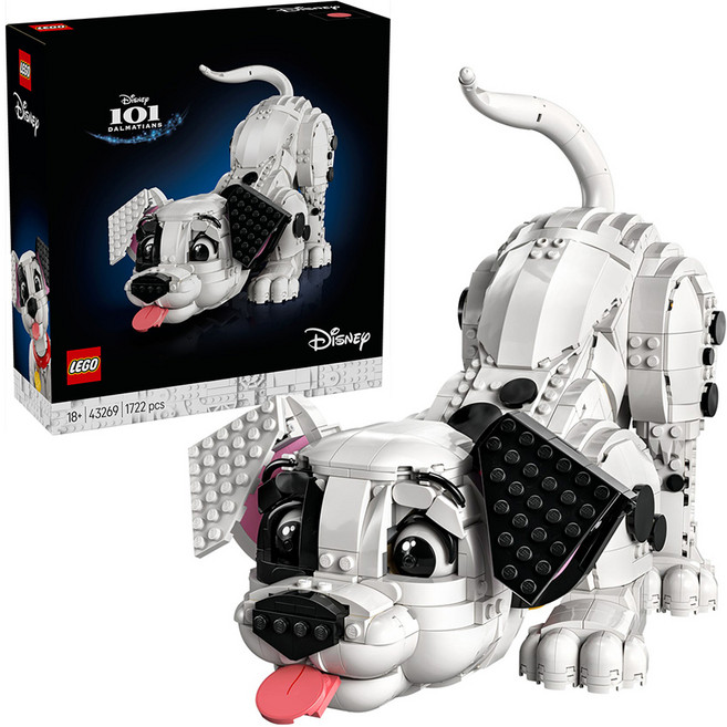 LEGO 樂高 迪士尼系列 101 忠狗 小狗積木 (1722片), 黑色 + 白色, 1組