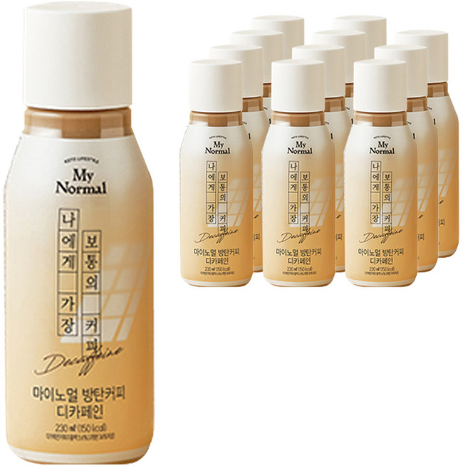 마이노멀 오리지널 디카페인 방탄커피, 230ml, 6개입, 2개