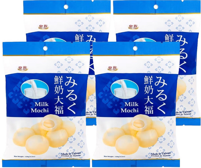 Royal Family 皇族 鮮奶大福, 120g, 4袋