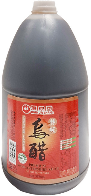 萬家香 特級烏醋, 3750ml, 1瓶