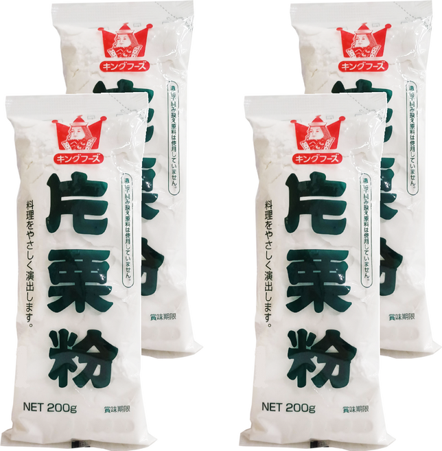 King Foods 王印 片栗粉 馬鈴薯澱粉, 200g, 4包