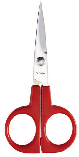 Clover 可樂牌 迷你手藝剪刀 線剪 CL36-645 10.5 x 5.1 x 0.5cm, 紅色, 1個