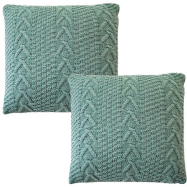 모던 니트 쿠션커버 PK049 2p