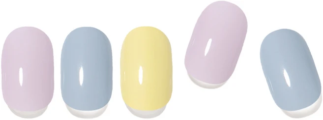 [비건뷰티] 엣지유 셀프 젤네일 데일리 세트, 1개, 혼합색상 - 쿠팡