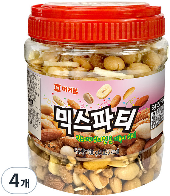 머거본 믹스파티, 800g, 4개