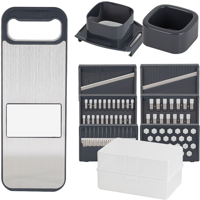 도무스 스테인레스 멀티 슬라이서 채칼 세트, 혼합색상, 1세트