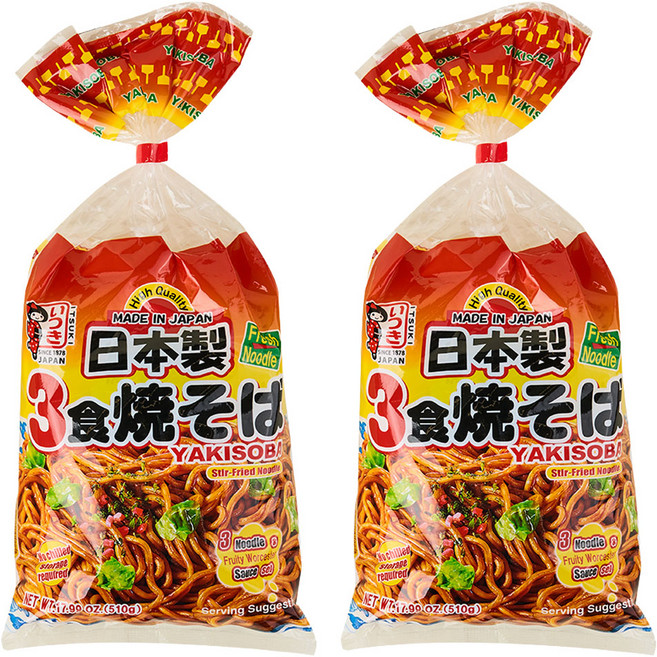 이츠키 산쇼쿠 야끼소바 510g, 2개