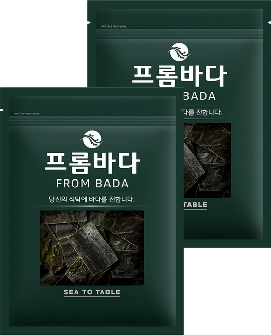 프롬바다 완도 자른 다시마, 100g, 2개