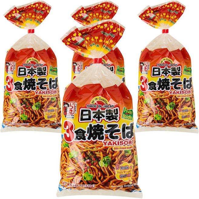 이츠키 산쇼쿠 야끼소바 510g, 4개