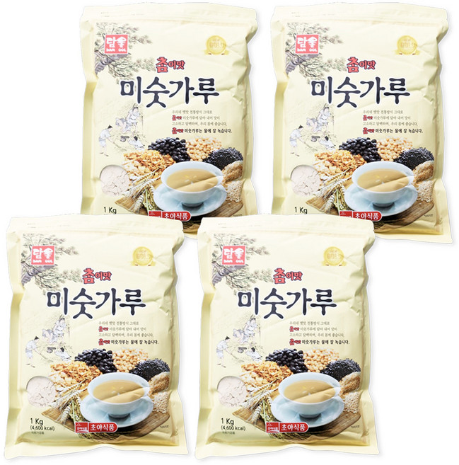 초야식품 참이맛 미숫가루, 4개, 1kg