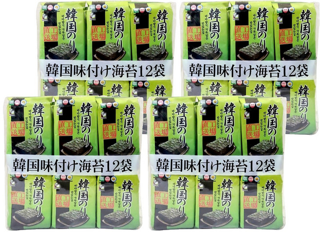 orionjako 韓國味付海苔, 42g, 4袋