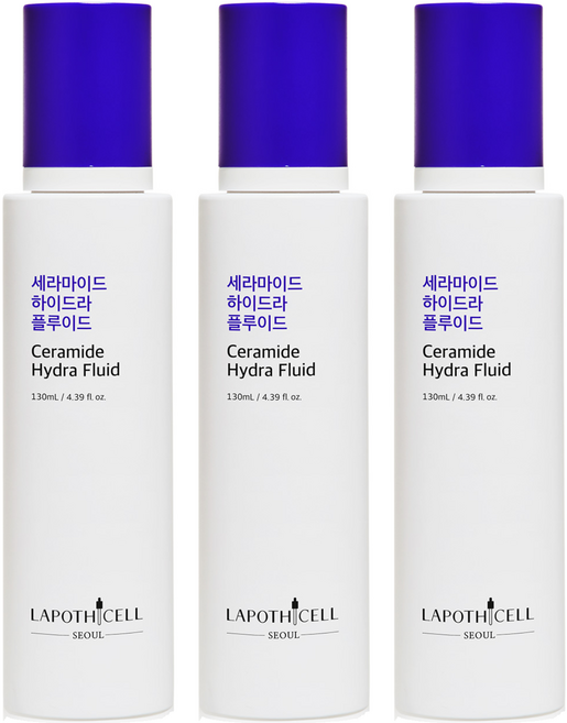 라포티셀 세라마이드 하이드라 플루이드, 130ml, 3개