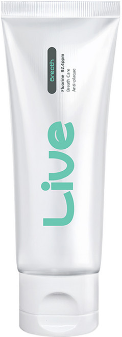 라이브오랄스 불소 구취 숨결치약, 80g, 1개