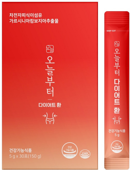 오늘부터 다이어트 환 차전자피 쾌변 보조제, 150g, 1개