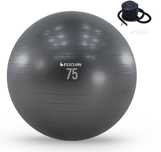 이고진 짐볼 + 발 펌프 + 집게 + 마개, 다크그레이