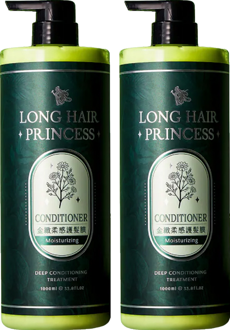 長髮公主的秘密 金緻柔感護髮膜, 1L, 2瓶