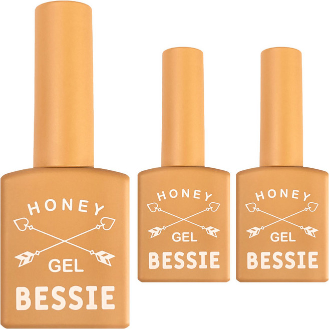BESSIE 젤네일 인마이룸 허니젤, OH09-12:45 PM, 11ml, 3개