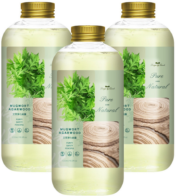 QUNDO 康朵 艾草淨化純露王, 500ml, 3瓶