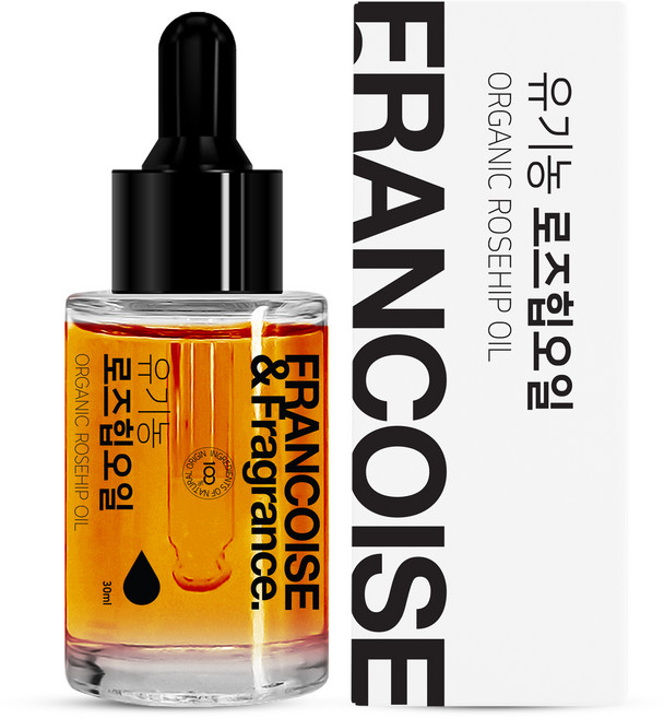 프랑스와즈 유기농 로즈힙오일 비정제, 30ml, 1개