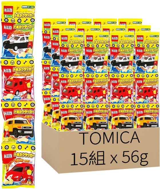 TOMICA 4連起司餅 4包, 15組, 56g