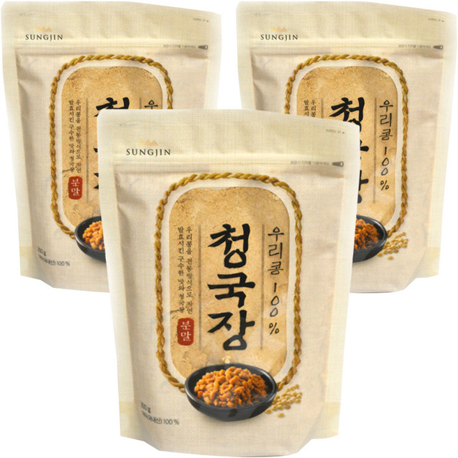 성진식품 청국장 분말, 350g, 3개