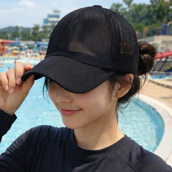 걸핀스 메쉬소재 빅사이즈 통기성 좋은 등산 워터파크 볼캡 1570