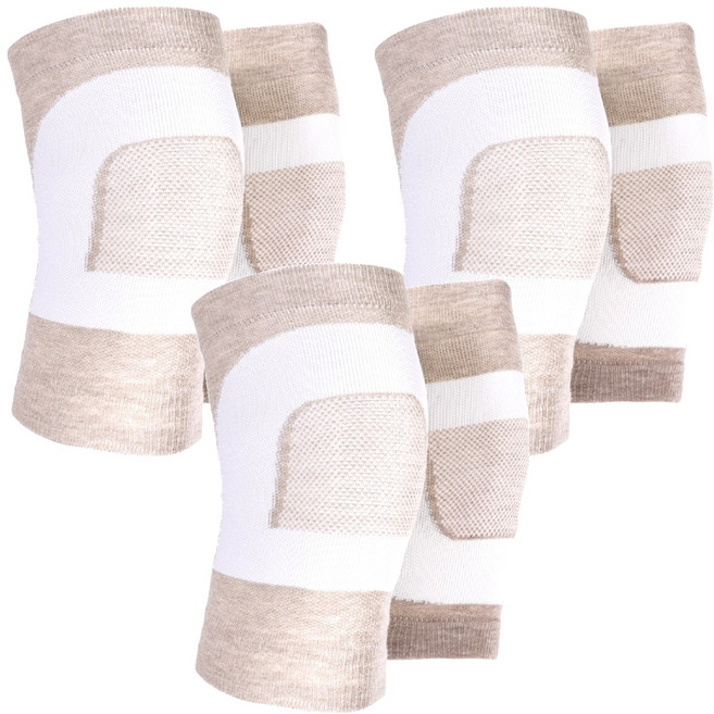 ZEAMO 日本蠶絲舒適四季保暖防滑護膝, 3雙