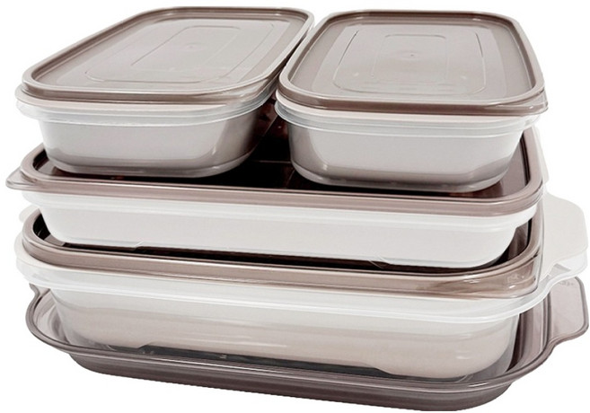 제오닉 명절 음식 보관 채반 용기 세트, 1세트, 1.5L (2P) + 3.7L + 6L + 전용트레이