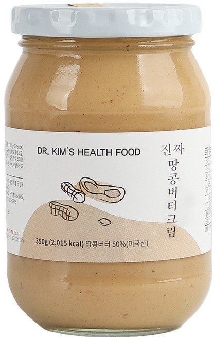 김재식헬스푸드 땅콩크림 잼, 350g, 1개
